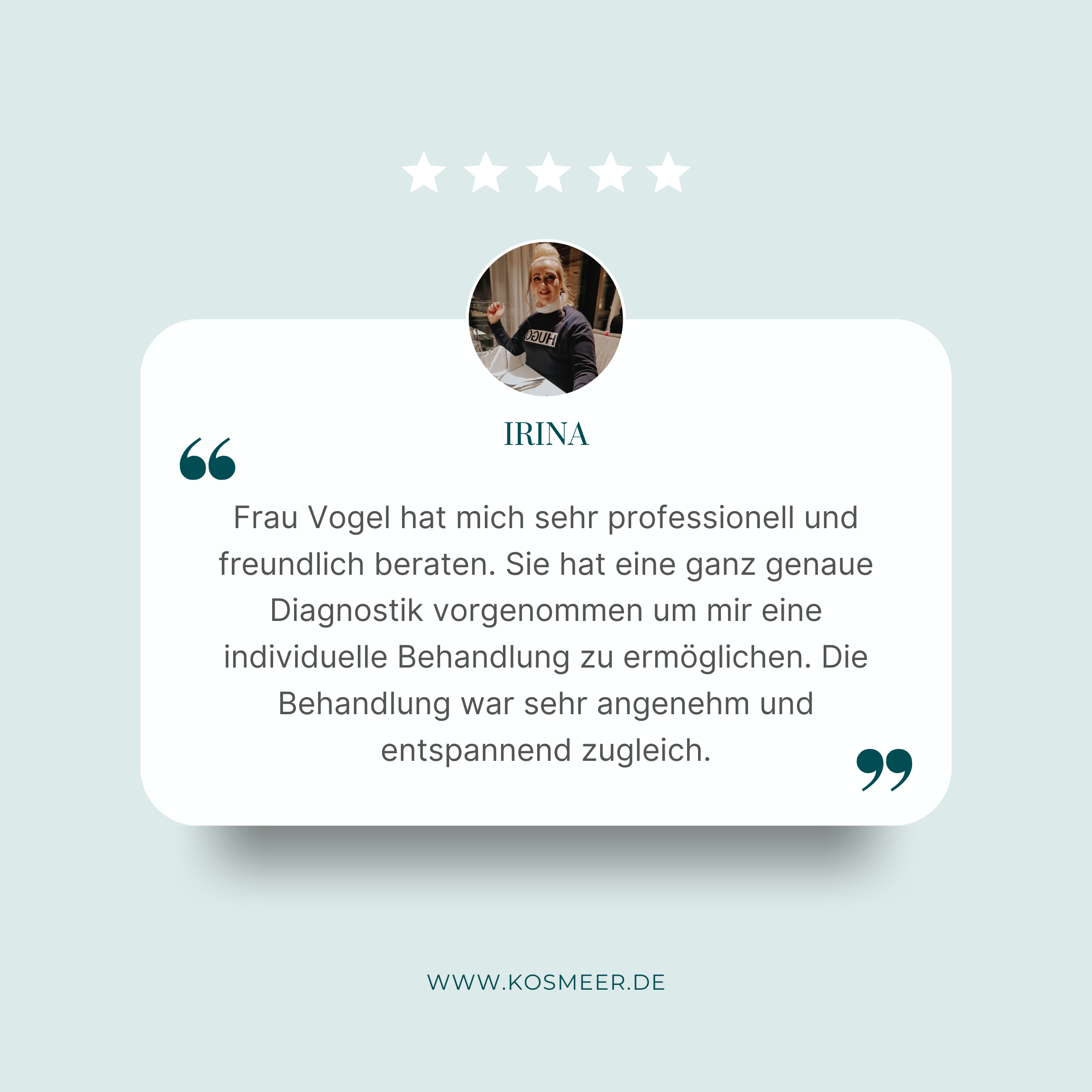 Rezension Bewertung Kosmeer Katharina Vogel(3)